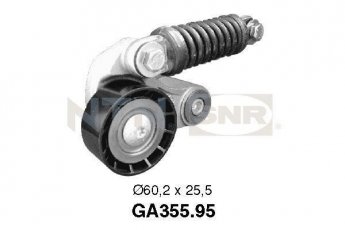 Купить GA355.95 NTN SNR Ролик приводного ремня Megane 1.9, D-наружный: 60,2 мм, ширина 25,5 мм