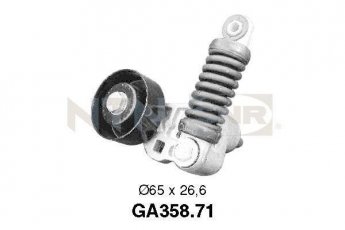 Купить GA358.71 NTN SNR Ролик приводного ремня Пежо 206 (1.1, 1.4, 1.6), D-наружный: 65 мм, ширина 26,6 мм