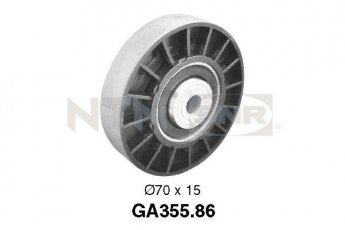 Купить GA355.86 NTN SNR Ролик приводного ремня Clio (1.4, 1.6), D-наружный: 70 мм, ширина 15 мм