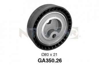 Купить GA350.26 NTN SNR Ролик приводного ремня BMW E34 (518 i, 525 td, 525 tds), D-наружный: 80 мм, ширина 21 мм