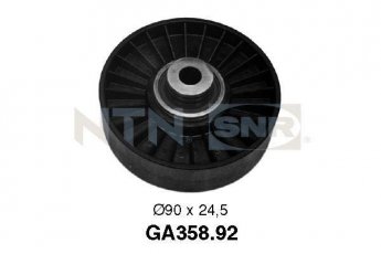 Ролик приводного ремня GA358.92 NTN SNR – D-наружный: 90 мм, ширина 24,5 мм фото 1