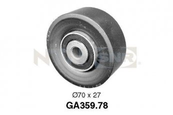 Купить GA359.78 NTN SNR Ролик приводного ремня Пежо 206 (1.1, 1.4, 1.6), D-наружный: 70 мм, ширина 27 мм