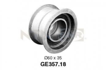 Купить GE357.18 NTN SNR Ролик приводного ремня Ауди А8 (3.7, 4.2), D-наружный: 60 мм, ширина 35 мм