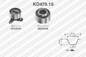 Купить KD470.15 NTN SNR Комплект ГРМ Mazda 323 (BA, BJ) (1.5 16V, 1.6)