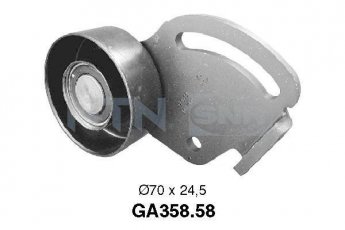 Купити GA358.58 NTN SNR Ролик приводного ременя, D-зовнішній: 70 мм, ширина 24,5 мм