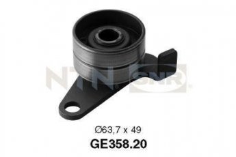 Купити GE358.20 NTN SNR Ролик приводного ременя Ивеко, D-зовнішній: 63,7 мм, ширина 49 мм