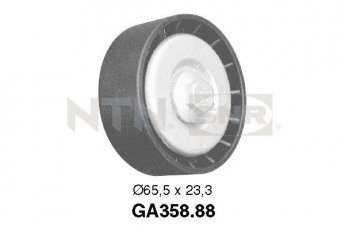 Купити GA358.88 NTN SNR Ролик приводного ременя Брава 1.2 16V 80, D-зовнішній: 65,5 мм, ширина 23,3 мм
