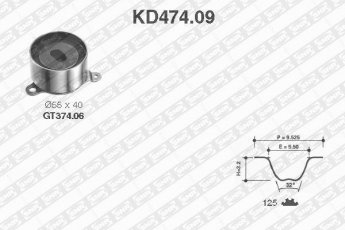 Купить KD474.09 NTN SNR Комплект ГРМ Хонда СРВ (2.0 16V, 2.0 16V 4WD)