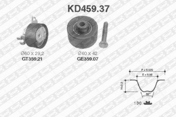 Купить KD459.37 NTN SNR Комплект ГРМ Peugeot 406 1.8 16V