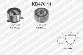 Купити KD470.11 NTN SNR Комплект ГРМ Mazda 626 (2.0, 2.0 16V)