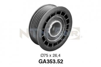 Ролик приводного ремня GA353.52 NTN SNR – D-наружный: 75 мм, ширина 26,4 мм фото 1