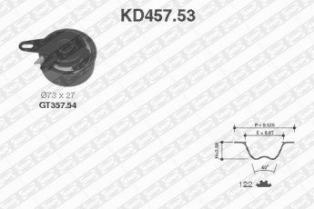 Купить KD457.53 NTN SNR Комплект ГРМ Transporter T4 (2.5, 2.5 Syncro)