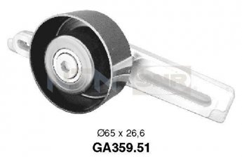 Купить GA359.51 NTN SNR Ролик приводного ремня Partner (1.1, 1.4, 1.6 16V), D-наружный: 65 мм, ширина 26,6 мм