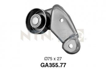 Купити GA355.77 NTN SNR Ролик приводного ременя Лагуна 3.0, D-зовнішній: 75 мм, ширина 27 мм