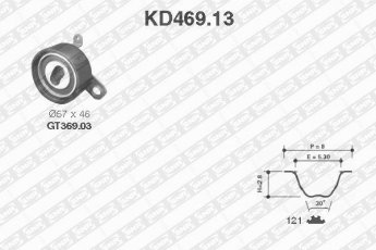Купити KD469.13 NTN SNR Комплект ГРМ Каріна (1.8, 1.8 i, 1.8 i 16V)