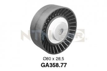Купити GA358.77 NTN SNR Ролик приводного ременя, D-зовнішній: 80 мм, ширина 28,5 мм
