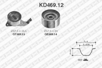 Купить KD469.12 NTN SNR Комплект ГРМ Camry (10, 20) (2.0, 2.2)