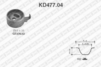 Купить KD477.04 NTN SNR Комплект ГРМ Vitara (2.0 TD, 2.0 TD Intercooler)