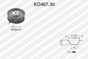 Купити KD457.30 NTN SNR Комплект ГРМ Polo (1.9 D, 64 1.9 D)