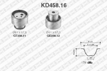 Купити KD458.16 NTN SNR Комплект ГРМ Темпра (1.9 D, 1.9 TD)