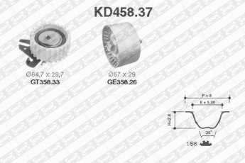 Купити KD458.37 NTN SNR Комплект ГРМ Альфа Ромео  (2.0, 2.0 JTS)