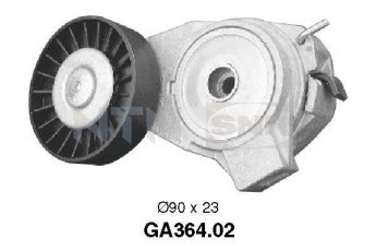 Ролик приводного ременя GA364.02 NTN SNR – D-зовнішній: 90 мм, ширина 23 мм фото 1