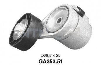 Купить GA353.51 NTN SNR Ролик приводного ремня Combo 1.4 16V, D-наружный: 69,8 мм, ширина 25 мм