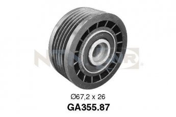 Купити GA355.87 NTN SNR Ролик приводного ременя, D-зовнішній: 67,2 мм, ширина 26 мм