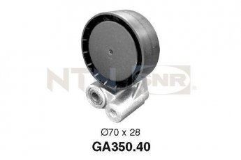 Купить GA350.40 NTN SNR Ролик приводного ремня BMW E34 (530 i V8, 540 i, 540 i V8), D-наружный: 70 мм, ширина 28 мм