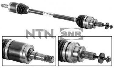 Купити DK65.004 NTN SNR Піввісь Вольво С60 2 (2.4, 3.0)