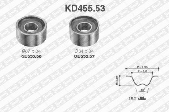 Купить KD455.53 NTN SNR Комплект ГРМ Ducato 2.4 D