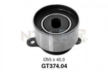 Купить GT374.04 NTN SNR Ролик ГРМ Prelude (2.0, 2.2), D-наружный 55 мм, ширина 40,3 мм