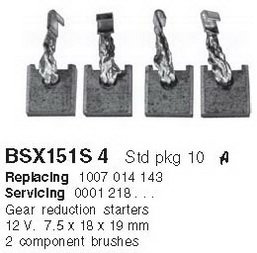 Купити BSX151S4 HC CARGO - Вугільні щітки CARGO