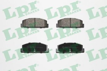 Купить 05P876 Lpr Тормозные колодки задние Mazda 6 (GG, GH, GY) (1.8, 2.0, 2.2, 2.3, 2.5) 