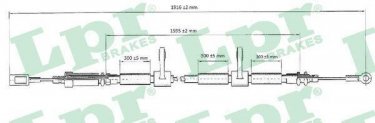 Купить C0985B Lpr Трос ручника Boxer (2.2, 3.0)