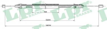 Купить C0401B Lpr Трос ручника Scenic 1 (1.9 dCi RX4, 2.0 16V RX4)