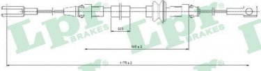 Купити C0368B Lpr Трос ручного гальма Movano (1.9, 2.2, 2.5, 2.8, 3.0)