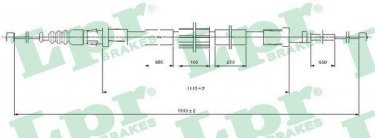 Купити C1687B Lpr Трос ручного гальма Citroen C3 Picasso (1.4, 1.6)