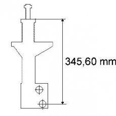 Купити 230 315 SACHS Амортизатор передній двотрубний масляний Пассат (Б3, Б4) (1.6, 1.8, 1.9, 2.0, 2.8)