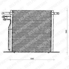 Радиатор кондиционера TSP0225126 DELPHI фото 1