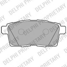 Купити LP2052 DELPHI Гальмівні колодки задні CX-7 (2.2 MZR-CD, 2.3 MZR DISI Turbo) 