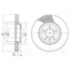 Купить BG9892 DELPHI Тормозные диски Транспортер Т5 (1.9, 2.0, 2.5, 3.2)