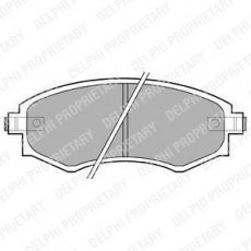 Купить LP606 DELPHI Тормозные колодки задние Карандо (2.3, 2.9 D) 