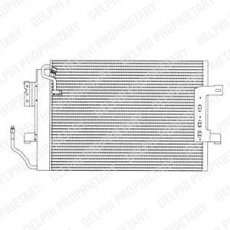 Купить TSP0225210 DELPHI Радиатор кондиционера