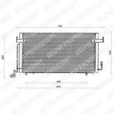 Радиатор кондиционера TSP0225117 DELPHI фото 1