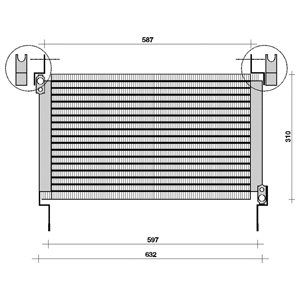 Радиатор кондиционера TSP0225006 DELPHI фото 1