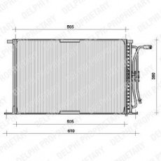 Радиатор кондиционера TSP0225026 DELPHI фото 1