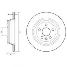 Купити BG4656C DELPHI Гальмівні диски Фрілендер (2.0, 2.2)