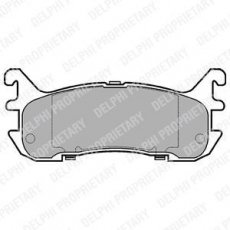 Купити LP932 DELPHI Гальмівні колодки задні Mazda 323 BA (1.5, 1.8, 2.0) 