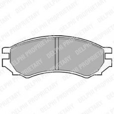 Купить LP670 DELPHI Тормозные колодки передние Primera (P10, P11) (1.6, 2.0) 
